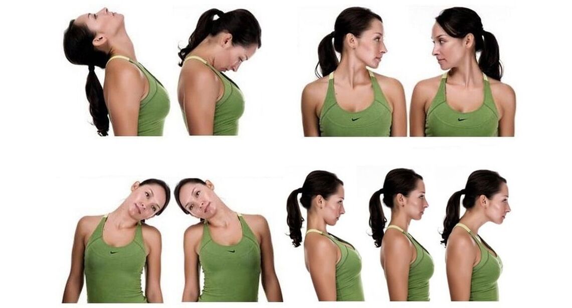vježbe za vrat s osteohondrozo primjer 1