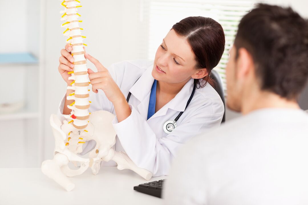 Dijagnoza osteohondroze od strane liječnika